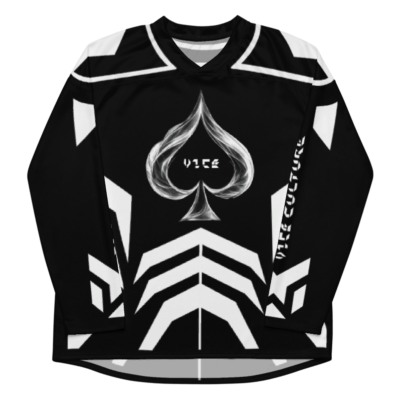 JERSEY WHITE ON BLACK