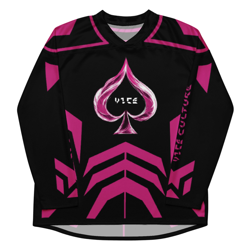 JERSEY PINK ON BLACK